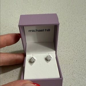 Michael Hill Diamond Earrings with Screw